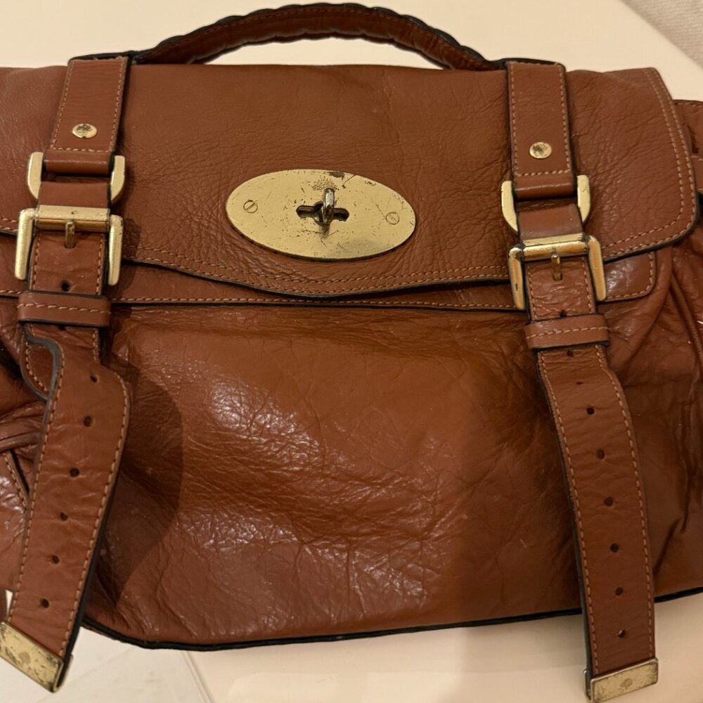 Brown Alexa Mulberry Bag